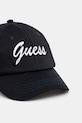 Guess czapka z daszkiem bawełniana V5GZ00.WFKN0 granatowy SS25
