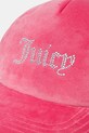 Велюрова кепка Juicy Couture VERONICA VELOUR & DIAMANTE JCAWH224702 рожевий SS25