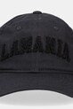 La Mania czapka z daszkiem bawełniana CZAPKA.MONO.800 czarny SS25