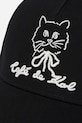Accesorii Karl Lagerfeld șapcă de baseball din bumbac A2W33047 negru