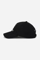 Karl Lagerfeld șapcă de baseball din bumbac negru A2W33047