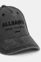 Βαμβακερό καπέλο του μπέιζμπολ AllSaints 29AS101820 γκρί SS25