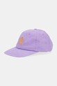Rip Curl czapka z daszkiem bawełniana aplikacja fioletowy 04QWHE