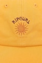 Akcesoria Rip Curl czapka z daszkiem bawełniana 04QWHE pomarańczowy