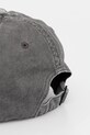 Bavlněná baseballová čepice The Kooples AMHA30013K šedá SS25
