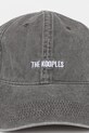 Bavlněná baseballová čepice The Kooples šedá AMHA30013K