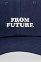 From Future baseball cap damska bawełniana ACA00907 granatowy SS25