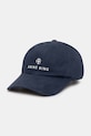 Anine Bing cotton baseball cap Jeremy Baseball Cap applique navy A.12.9084