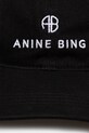Anine Bing cotton baseball cap Jeremy Baseball Cap S.12.9084 black SS25