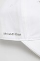 Памучна шапка с козирка MICHAEL Michael Kors 540217 бял SS25