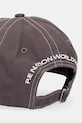 Accesorii P.E Nation șapcă de baseball din bumbac Monogram 252A108 gri