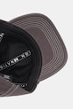 P.E Nation șapcă de baseball din bumbac Monogram gri 252A108