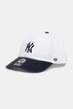 Sporty & Rich czapka z daszkiem Yankees Serif bawełna biały AC060623631WH50