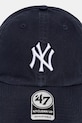 Sporty & Rich czapka z daszkiem Yankees Serif granatowy AC060623660BL106