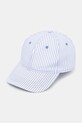 Fiorucci cotton baseball cap Striped Tie Ribbon all-over print blue W02SMAHA398CJ01BL07