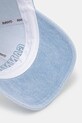 GANNI czapka z daszkiem jeansowa Cap Hat Denim niebieski A5760