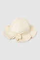 Mayoral kapelusz bawełniany dziecięcy bawełna beżowy 10879.4J.Baby.PPYA