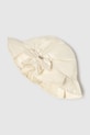 Mayoral kapelusz bawełniany dziecięcy 10879.4J.Baby.PPYA beżowy SS25