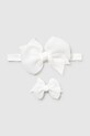Dětská čelenka do vlasů Mayoral Newborn tenká bílá 9888.2J.Newborn.PPYH