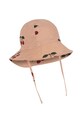 Konges Sløjd pălărie din bumbac pentru copii VERBENA SUN HAT GOTS bumbac roz KS102300