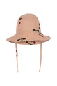Konges Sløjd pălărie din bumbac pentru copii VERBENA SUN HAT GOTS KS102300 roz SS25