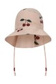 Konges Sløjd kapelusz ELIN SUN HAT GOTS KS103077 różowy SS25