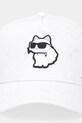 Karl Lagerfeld gyerek pamut baseball sapka Z30386 fehér SS25