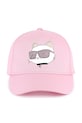 Lány Karl Lagerfeld gyerek pamut baseball sapka Z30387 rózsaszín