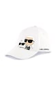 Karl Lagerfeld cappello con visiera in cotone bambini cotone bianco Z30393