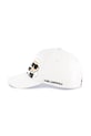 BIMBA Karl Lagerfeld cappello con visiera in cotone bambini Z30393 bianco