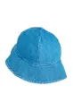 Дівчинка Дитяча бавовняна панама Mini Rodini Note 2526510360 блакитний