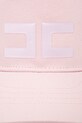 Elisabetta Franchi pamut baseball sapka EFCP025.C.CA010 rózsaszín SS25