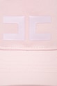 Elisabetta Franchi pamut baseball sapka EFCP025.C.CA010 rózsaszín SS25