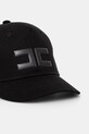 Elisabetta Franchi șapcă de baseball din bumbac EFCP025.C.CA010 negru SS25