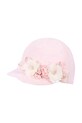 Jamiks czapka z daszkiem bawełniana dziecięca NIKITA aplikacja różowy NIKITA.or.Na.g.JLH061.G