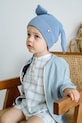 Lány Jamiks gyermek pamut sapka NORI NORI.Nakr.glow.JWH106.G kék