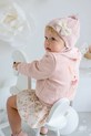 Jamiks berretta per bambini SAGARA a maglia fine rosa SAGARA.ba.Na.g.JWH120.G