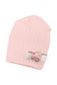 Jamiks czapka dziecięca TEREZA TEREZA.Nak.glo.JWH035.G różowy SS25