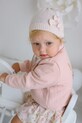 Jamiks berretta per bambini THALASSA a maglia fine rosa THALASSA.Na.gl.JWH091.G