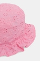 Fete United Colors of Benetton pălărie din bumbac pentru copii 6UAGGA01E.P.Seasonal roz