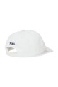 Дитяча бавовняна кепка Polo Ralph Lauren 320552489001 білий SS25