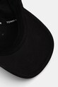 Tommy Hilfiger czapka z daszkiem bawełniana dziecięca czarny AU0AU01528.PPYA