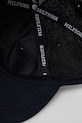 Tommy Hilfiger czapka z daszkiem bawełniana dziecięca granatowy AU0AU01954.PPYA
