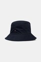 Dječji pamučni šešir Tommy Hilfiger pamuk mornarsko plava AU0AU01957.PPYA