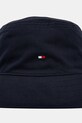 Dječji pamučni šešir Tommy Hilfiger AU0AU01957.PPYA mornarsko plava SS25