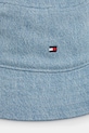 Tommy Hilfiger kapelusz bawełniany dziecięcy AU0AU01965.PPYA niebieski SS25