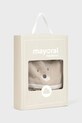 Chłopiec Mayoral Newborn czapka i skarpetki niemowlęce 9874.1B.Newborn.PPYH beżowy