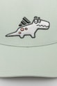 adidas Performance șapcă din bumbac pentru copii JD5821 verde SS25