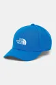 The North Face czapka z daszkiem dziecięca KIDS CLASSIC RECYCLED 66 HAT aplikacja niebieski NF0A7RIW73V1