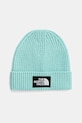 The North Face caciula copii KIDS TNF BOX LOGO CUFFED BEANIE uni turcoaz NF0A7WGC6EI1